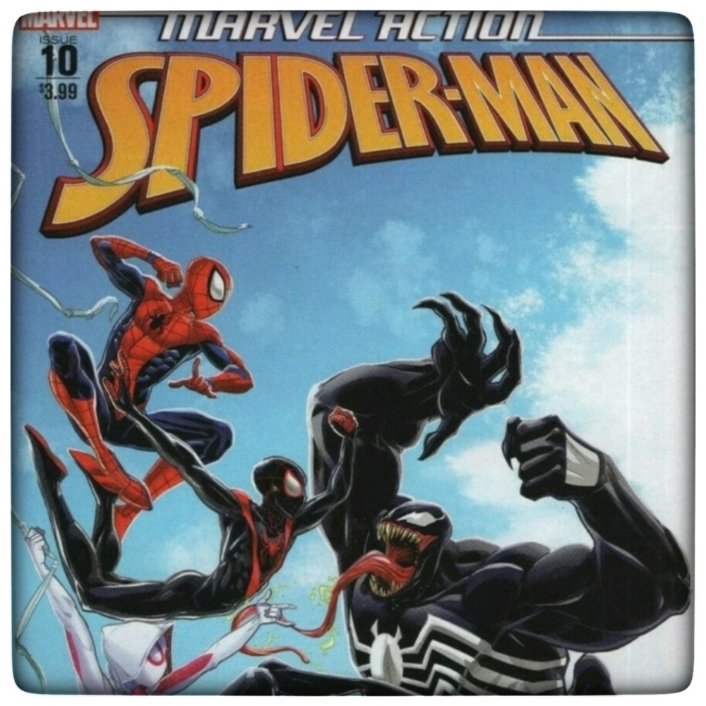 Marvel Action Spider-man #10 Gwen Miles Morales Venom Verse IDW Comic 2019